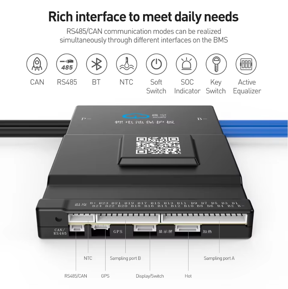 JK BMS Active Balance 150A 1A  - Smart Bms 72V 20S 150A Bluetooth review and price