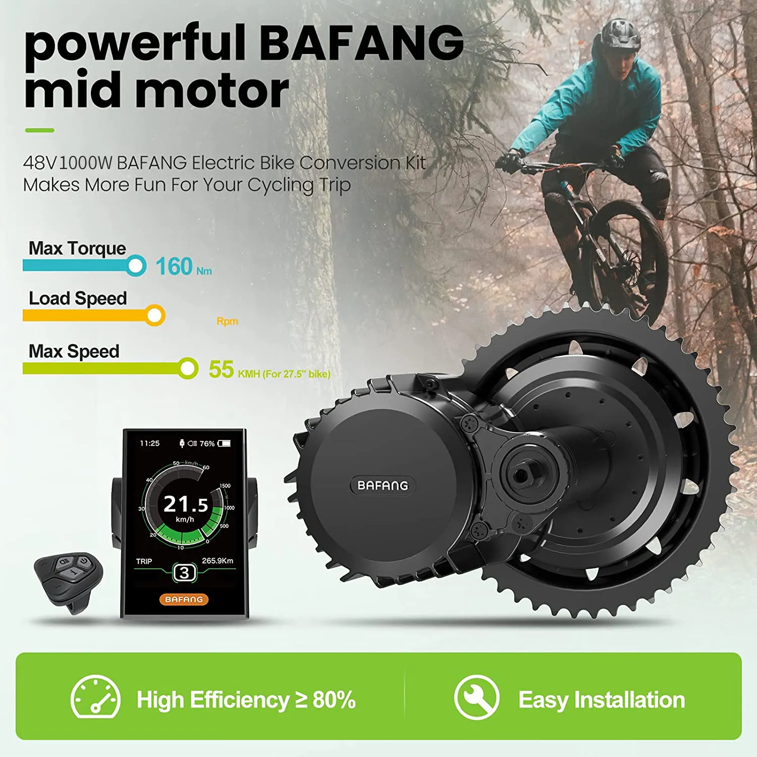 Bafang M615 MM G320.1000 UART  - Bafang Bbshd 1000W Conversion Kit review and price