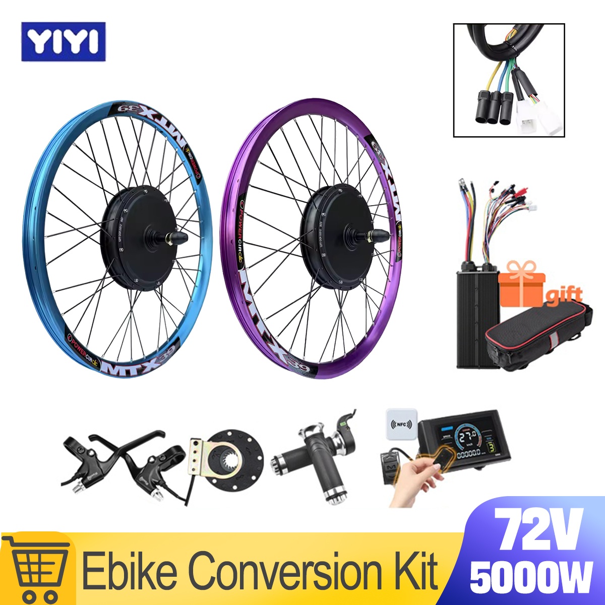 New MTX39 72V 5000W EBike Conv - Ebike Conversion Kit 72V 3000W review and price