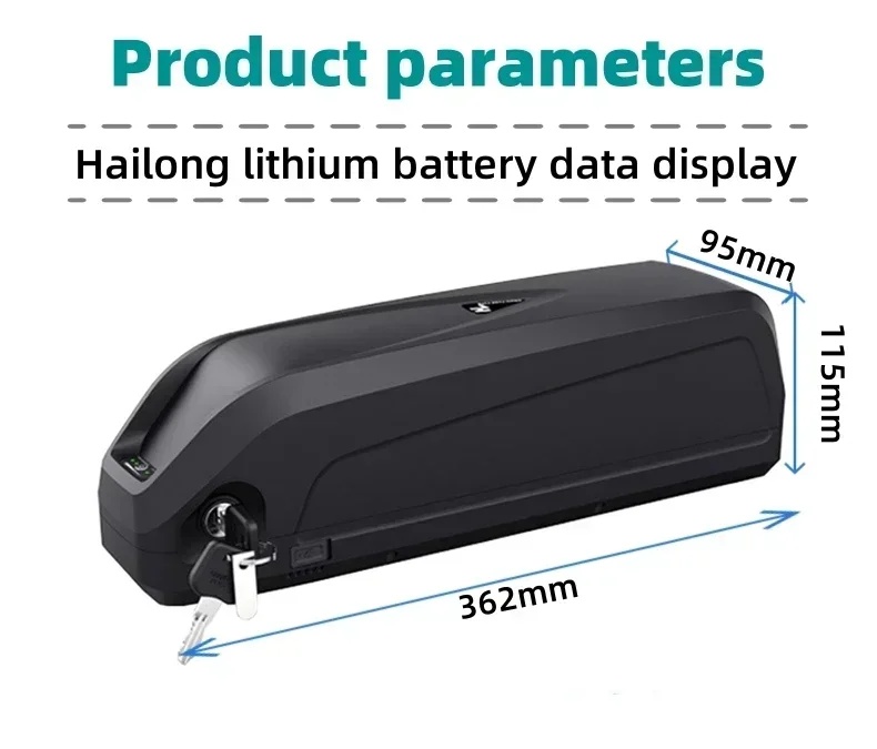 Multi-Size Ebike Battery Hailo - Ebike Battery 48V 20Ah Hailong review and price
