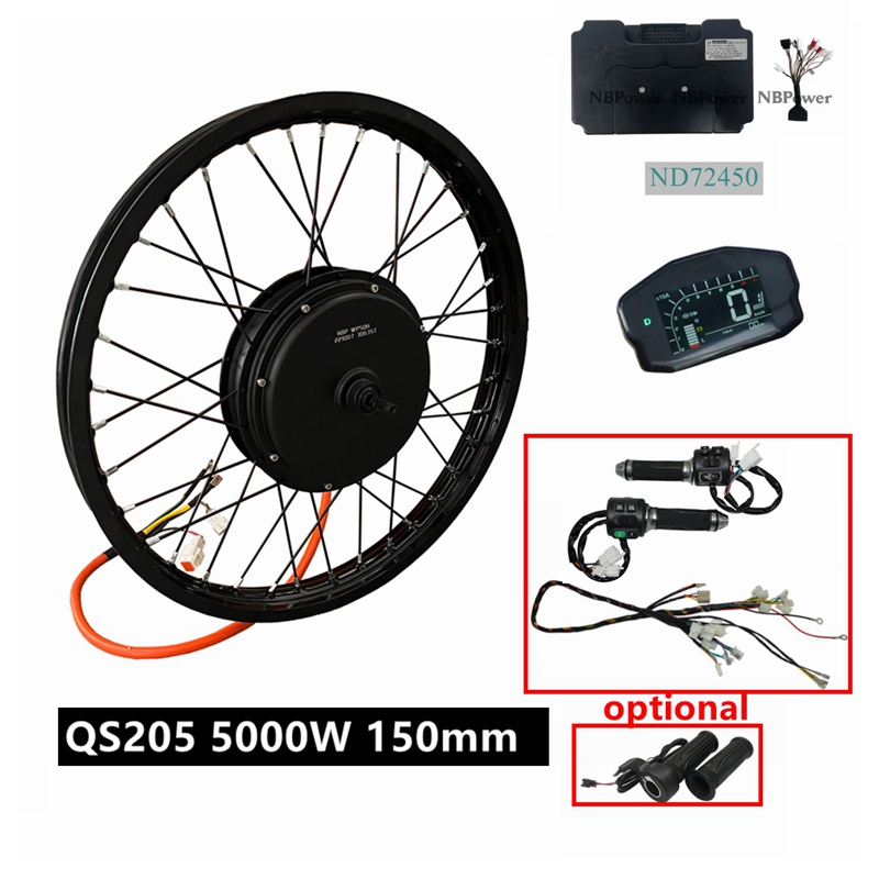 NBpower/QS205 V3 72v 5000W Ebi - Ebike Conversion Kit 72V 3000W review and price