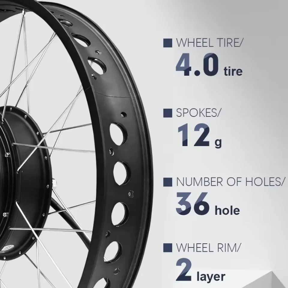 72V 3000W Snow Bike Conversion - Ebike Conversion Kit 72V 3000W review and price
