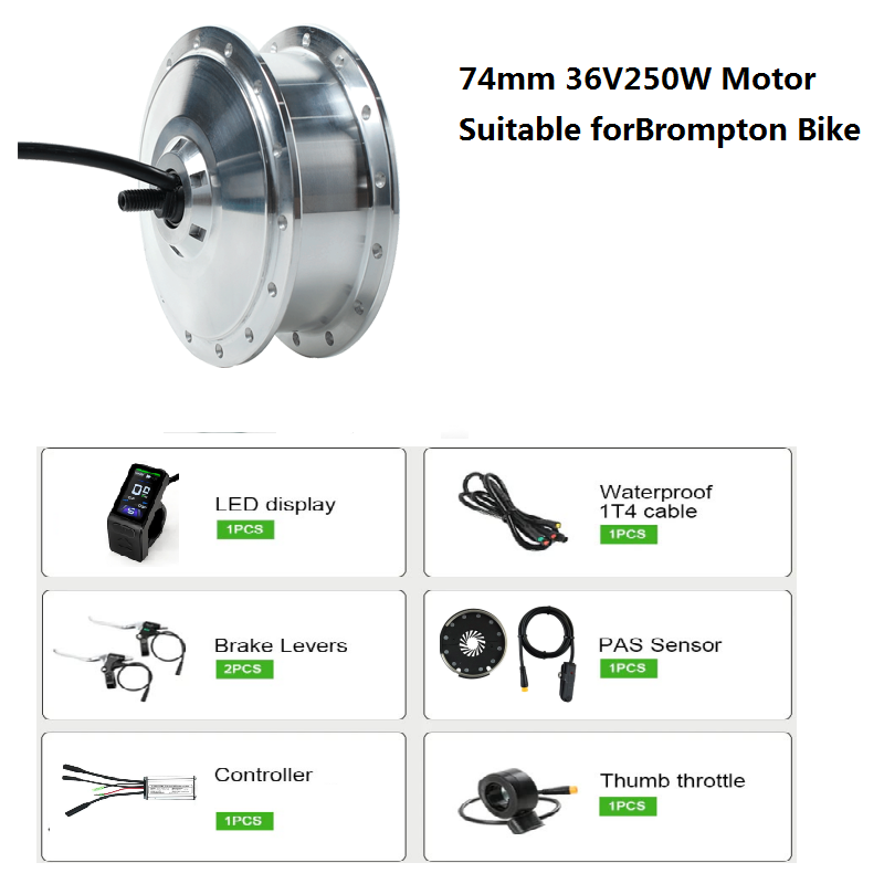 DIY Brompton E-Bike Conversion - Ebike Conversion Kit 72V 3000W review and price